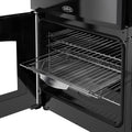 Belling Farmhouse 90DF - Black 90cm Dual Fuel Range Cooker - 174L Capacity - A Energy Rating