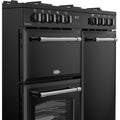 Belling Farmhouse 90DF - Black 90cm Dual Fuel Range Cooker - 174L Capacity - A Energy Rating