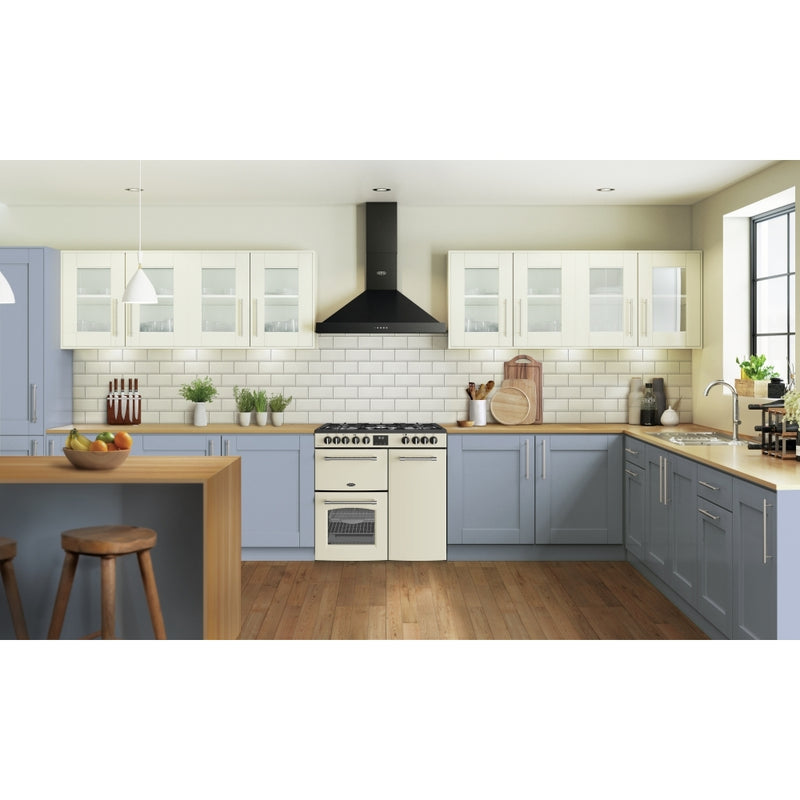 Belling Farmhouse 90DF - Cream 90cm Dual Fuel Range Cooker - 174L Capacity - A Energy Rating