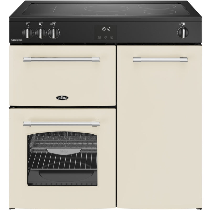 Belling RCA FARMHOUSE 90Ei C - Cream 90cm Induction Range Cooker - 174L Capacity - A Energy Rating