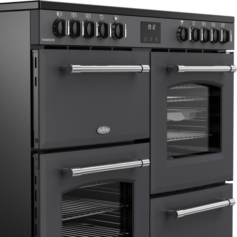 Belling RCA FARMHOUSE 100E A - Grey 100cm Range Cooker - AirFry - 199L - A energy