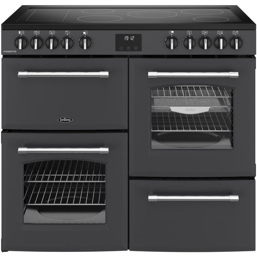 Belling RCA FARMHOUSE 100E A - Grey 100cm Range Cooker - AirFry - 199L - A energy