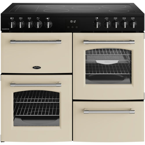 Belling RCA FARMHOUSE 100E C - Cream 100cm Ceramic Range Cooker - 194L Capacity - Energy Rating A