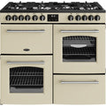 Belling Farmhouse 100DF - Cream 100cm Dual Fuel Range Cooker - 199L Capacity - A Energy Rating