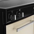 Belling RCA FARMHOUSE 100Ei - Cream 100cm Range Cooker - 5 Zone Induction Hob, 2 Ovens, AirFry Function - A Energy Rated