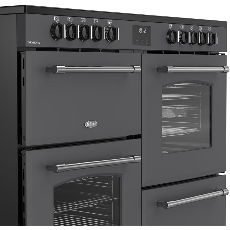 Belling RCA FARMHOUSE 110E A - Grey 110cm Range Cooker - 199L Capacity - A Energy Rating