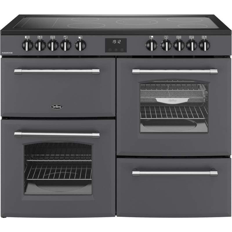 Belling RCA FARMHOUSE 110E A - Grey 110cm Range Cooker - 199L Capacity - A Energy Rating