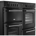 Belling RCA FARMHOUSE 110E B - Black 110cm Ceramic Range Cooker - 194L - A Energy Rating