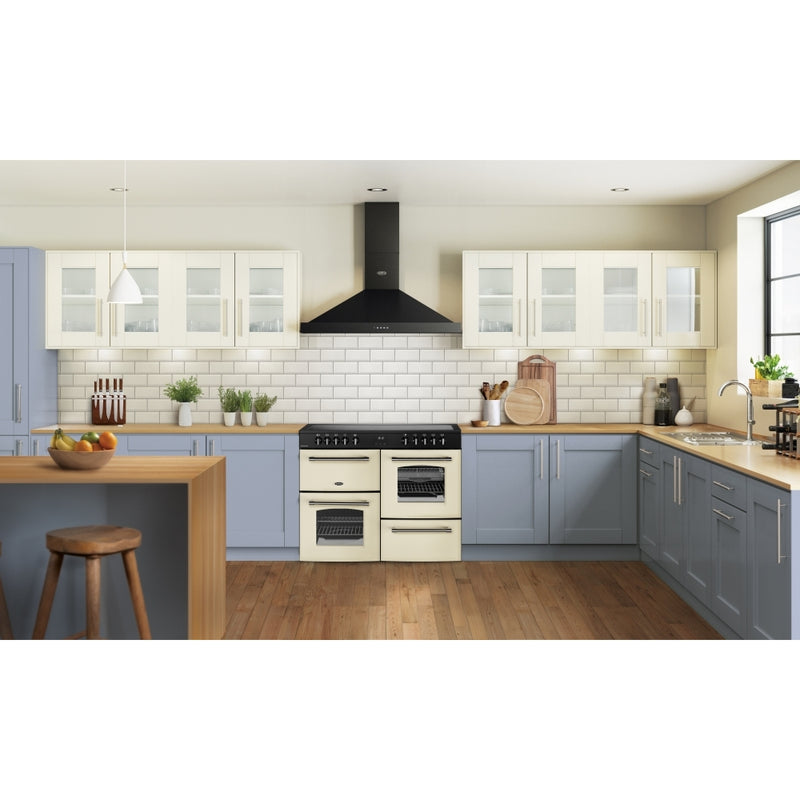 Belling RCA FARMHOUSE 110E C - Cream 110cm Range Cooker - 199L Capacity - A Energy Rating