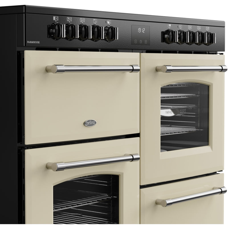 Belling RCA FARMHOUSE 110E C - Cream 110cm Range Cooker - 199L Capacity - A Energy Rating