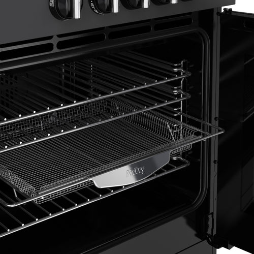 Belling Farmhouse 110 DF - Grey 110cm Dual Fuel Range Cooker - 157L - A Energy Rating