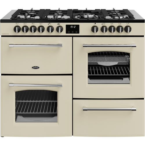 Belling RCA FARMHOUSE 110DF - Cream 110cm Dual Fuel Range Cooker - 199L Capacity - A Energy Rating