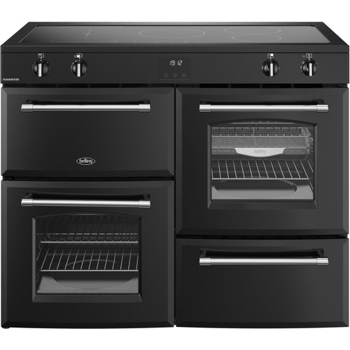 Belling RCA FARMHOUSE 110Ei - Black 110cm Induction Range Cooker - 199L Capacity - A Energy Rating