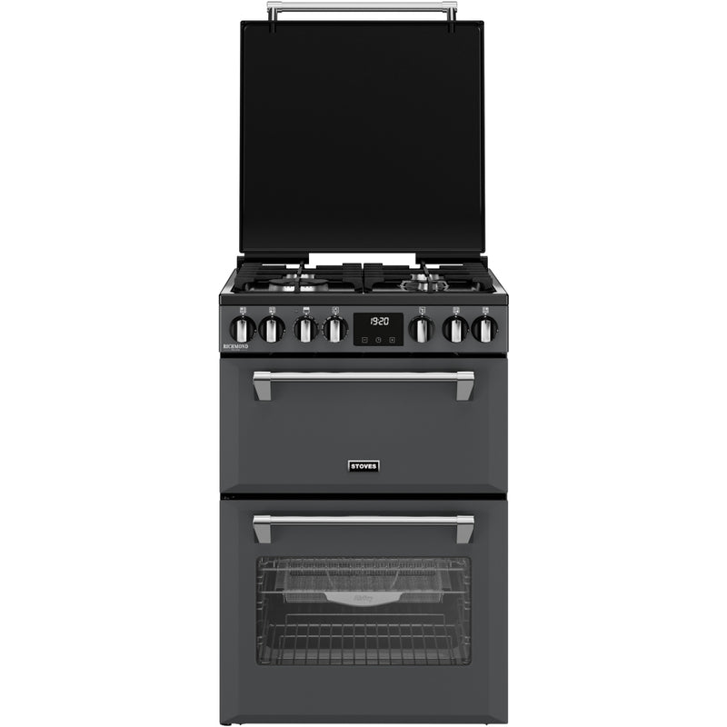 Stoves DX MRA RICH 60DF - Grey Range Cooker - Double Oven, 33/70L - A Energy Rating