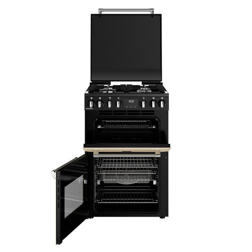 Stoves DX MRA RICH 60DF 444411845 - Cream Dual Fuel Cooker with Double Oven - 900mm x 598mm x 600mm - A Energy Rating
