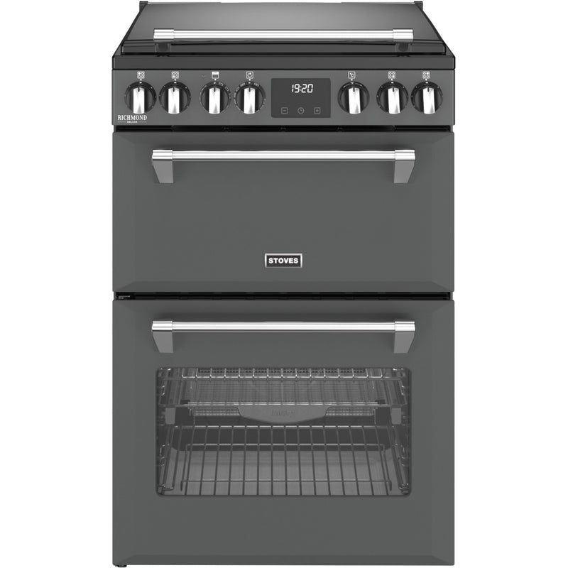 Stoves Richmond DX 60Ei RTY - Grey Induction Electric Cooker - 70/33L Capacity - A Energy Rated