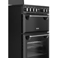 Stoves Richmond DX 60Ei RTY - Black Induction Electric Cooker - Double Oven - 70/33L Capacity - A Rated