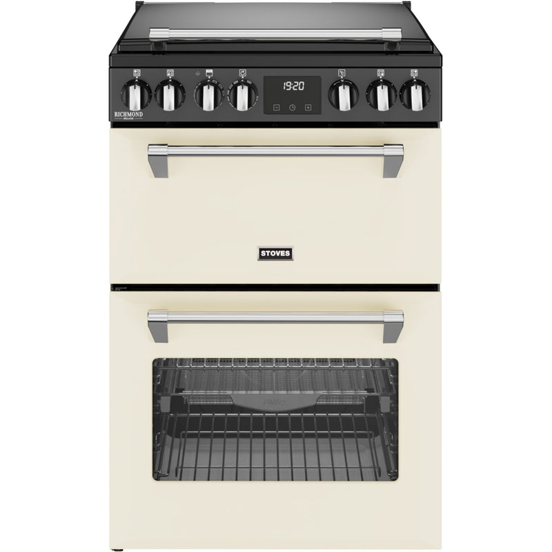 Stoves Richmond DX 60Ei RTY - Cream Induction Electric Cooker - 2 Ovens, 4 Zones - A Energy Rating