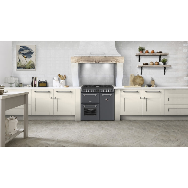 Stoves RCA RICH 90DF ANT - Grey 90cm Dual Fuel Range Cooker - 174L - A Energy Rating