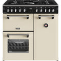 Stoves RCA RICH 90DF CRM 90cm Dual Fuel Range Cooker, Cream, A Rated