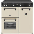 Stoves RCA RICH 90Ei TCH CRM - Cream Range Cooker - 174L Capacity - 3 Ovens - 5 Zone Induction Hob - A Energy Rating