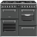 Stoves Richmond 100DF - Grey Dual Fuel 100cm Range Cooker - 196L - Quad Ovens - A Energy Rated