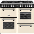 Stoves RCA RICH 100DF CRM - Cream Range Cooker - 196L Capacity - Quad Oven - 7 Burner - A Energy