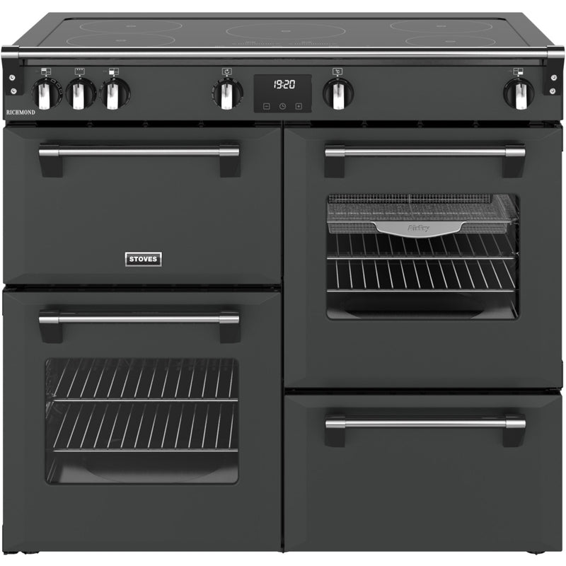 Stoves RCA RICH 100Ei TCH AN - Grey 100cm Induction Range Cooker - 196L Capacity - A Rated