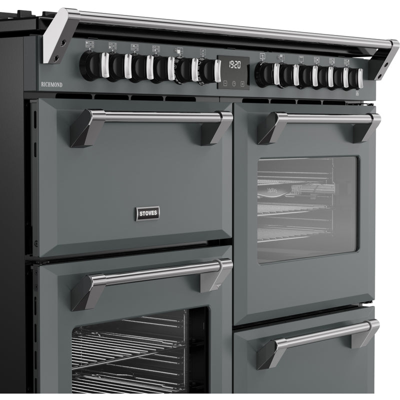 Stoves RCA RICH 110DF ANT - Grey 110cm Dual Fuel Range Cooker - 196L Capacity - A Energy Rating