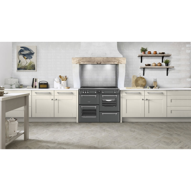 Stoves RCA RICH 110Ei TCH AN - Grey 196L Range Cooker - Quad Oven, Induction Hob, A Rated