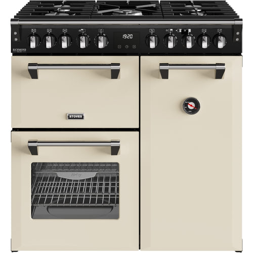 Stoves DX RCA RICH 90DF CRM - Cream 90cm Dual Fuel Range Cooker - 174L Quad Oven - A Energy Rating