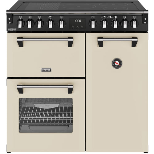 Stoves DX RCA RICH 90Ei RTY - Cream Range Cooker - 90cm - 5 Zone Induction - 174L Capacity - A Energy