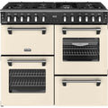 Stoves DX RCA RICH 100DF CRM - Cream 100cm Dual Fuel Range Cooker - 196L Total Capacity - A Energy Rated