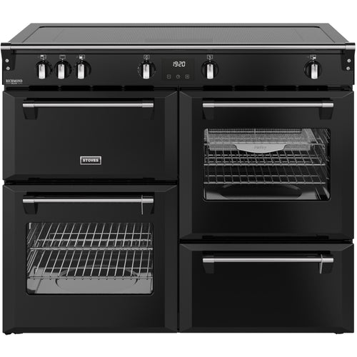 Stoves DX RCA RICH 110Ei ZLS - Black 110cm Induction Range Cooker - 196L Capacity - A Energy Rating