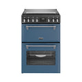 ST DX MRA RICH 60DF TWB 444411994 - Twilight Blue 60cm Dual Fuel Range Cooker - 4 Burners