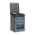 ST DX MRA RICH 60DF TWB 444411994 - Twilight Blue 60cm Dual Fuel Range Cooker - 4 Burners