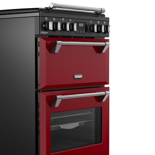 ST DX MRA RICH 60DF GAR 444411997 - Garnet Red 60cm Dual Fuel Range Cooker - 4 Burners