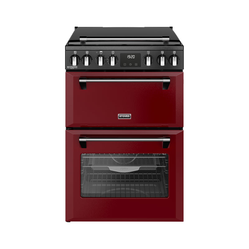 ST DX MRA RICH 60DF GAR 444411997 - Garnet Red 60cm Dual Fuel Range Cooker - 4 Burners