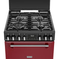 ST DX MRA RICH 60DF GAR 444411997 - Garnet Red 60cm Dual Fuel Range Cooker - 4 Burners