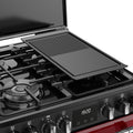 ST DX MRA RICH 60DF GAR 444411997 - Garnet Red 60cm Dual Fuel Range Cooker - 4 Burners