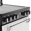 ST DX MRA RICH 60Ei RTY IWH 444411998 - White Dual Fuel Range Cooker - 70L/33L - A Energy