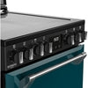 ST DX MRA RICH 60Ei RTY DMA 444412001 - Deep Marine Green Range Cooker - Dual Fuel - A Rated