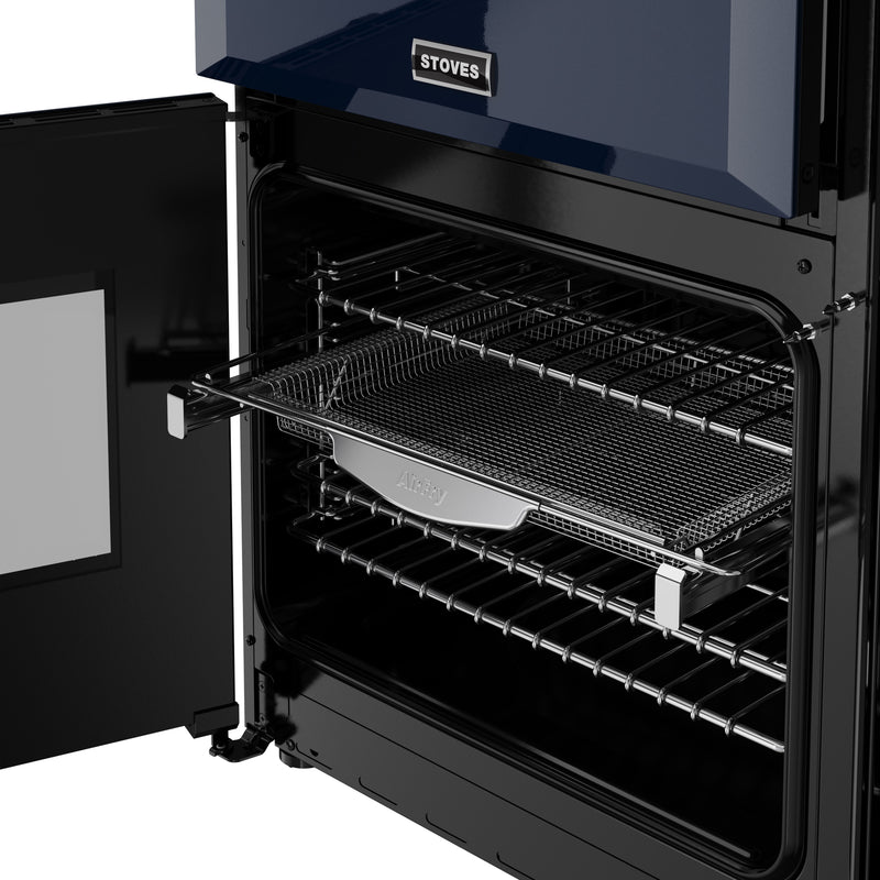 ST DX RCA RICH 90DF MBL 444412006 - Blue 90cm Range Cooker - Dual Fuel - A Rated