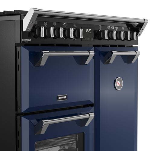 ST DX RCA RICH 90DF MBL 444412006 - Blue 90cm Range Cooker - Dual Fuel - A Rated