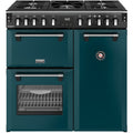 ST DX RCA RICH 90DF DMA 444412007 - Green 90cm Range Cooker - Dual Fuel - A Rated