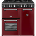 ST DX RCA RICH 90DF GAR 444412008 - Red 90cm Range Cooker - Dual Fuel - A Rated