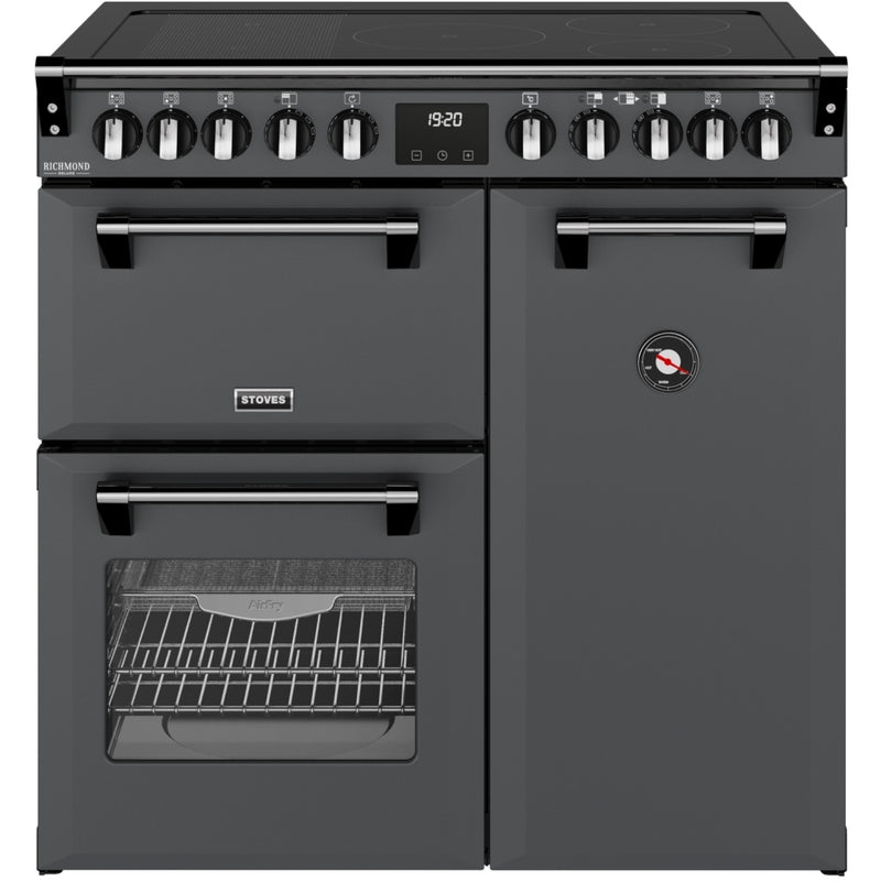 ST DX RCA RICH 90Ei RTY AGR 444412009 - Grey 90cm Range Cooker - Induction - A Rated