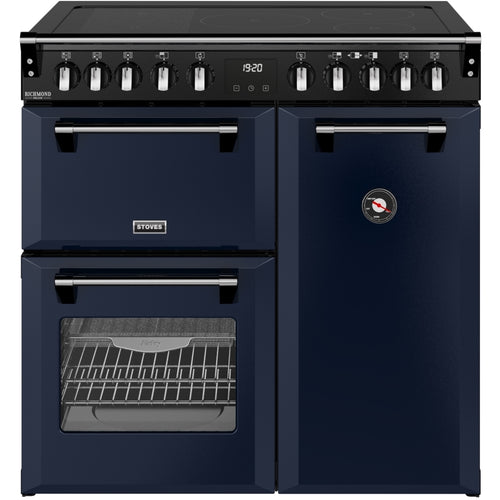ST DX RCA RICH 90Ei RTY MBL 444412012 - Blue 90cm Range Cooker - Induction - A Rated