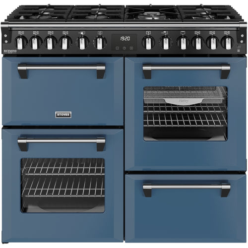 Stoves ST DX RCA RICH 100DF TWB 444412017- Blue 100cm Range Cooker - Dual Fuel - A Rated
