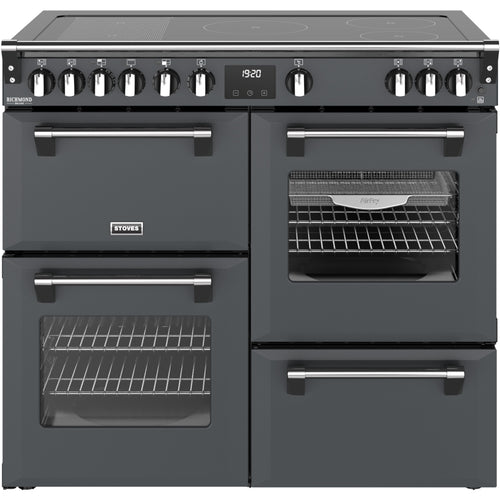 Stoves ST DX RCA RICH 100Ei RTY AGR 444412021 - Grey 100cm Range Cooker - Induction - A Rated